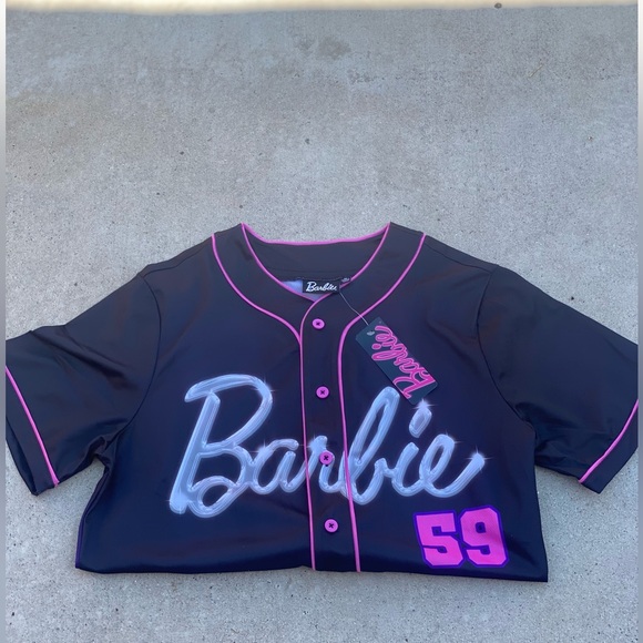 Barbie Tops Barbie Baseball Jersey Barbie Official Rise Shine